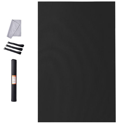 Exercise Mat 8x5 ft, Non-Slip PVC, 7mm Thick