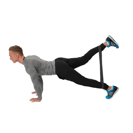 Bandă elastică pentru exerciții, neagră, 600x50x1,2 mm
