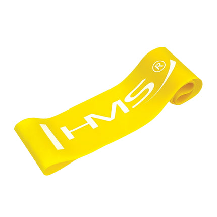 Bandă elastică pentru exerciții, galbenă, 500x50x0,4 mm
