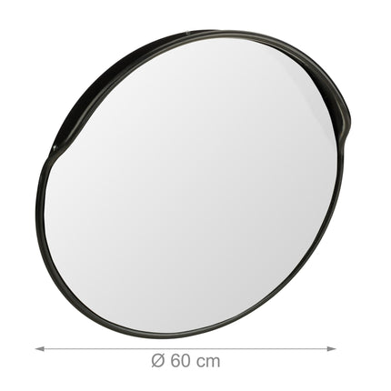 Oglinda de iesire 60 cm neagra