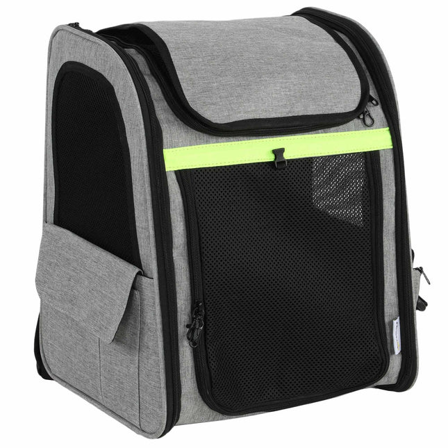 Rucsac extensibil pentru transportul animalelor de companie, 5 buzunare, până la 10 kg