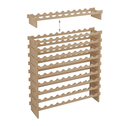 Raft de vin extensibil pentru sticle