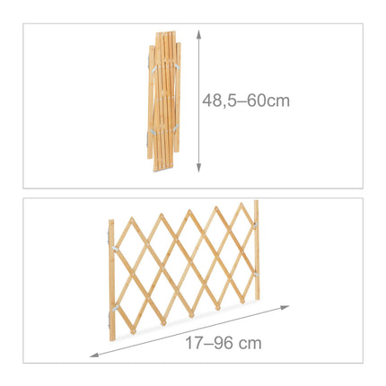 Extendable Bamboo Dog Barrier