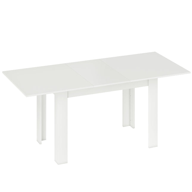 Masă extensibilă, 140-180 x 80 cm, albă