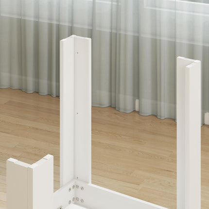 Masă extensibilă, 140-180 x 80 cm, albă