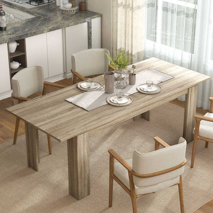 Masa de Sufragerie Extensibila, 180-260 cm, Locuri 6-10, Lemn