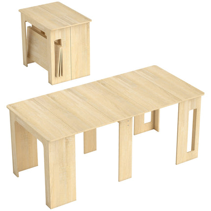 Masă extensibilă, PAL, 60-180 x 85 x 75 cm, natural