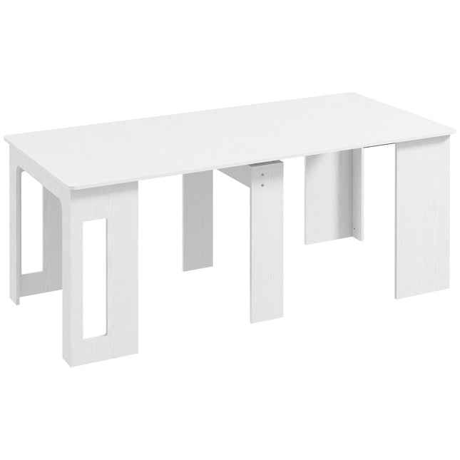 Masă extensibilă, albă, 60-180 x 85 x 75 cm
