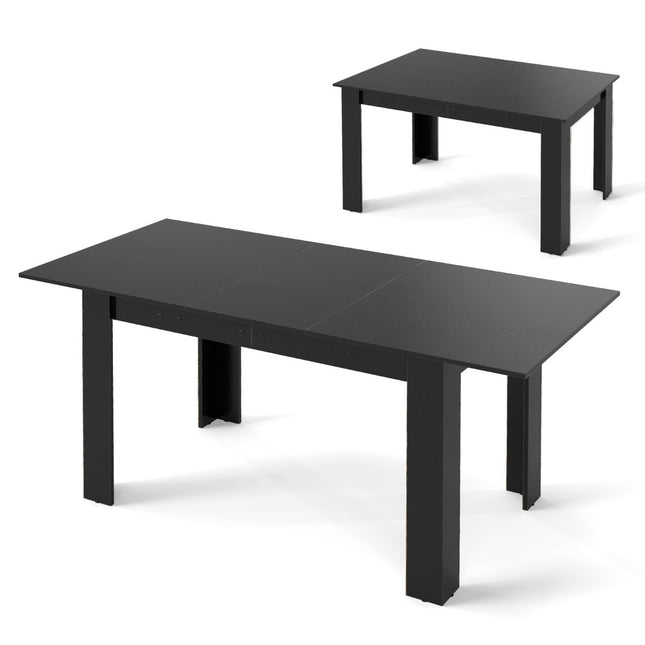Masă extensibilă pentru 4-6 persoane, 120-158 cm, capacitate 110 kg