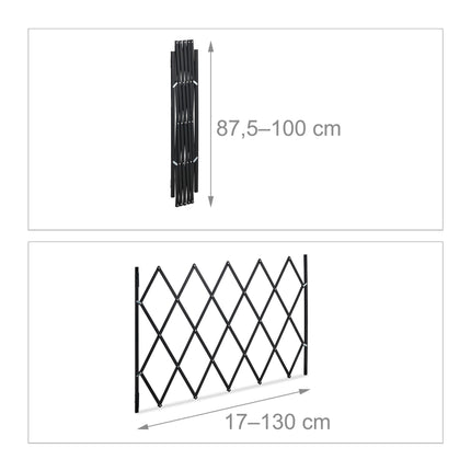 Bariera extensibilă pentru câini, bambus natural