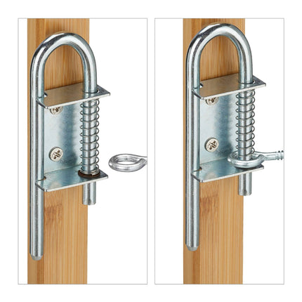 Bariera extensibilă pentru câini, bambus natural