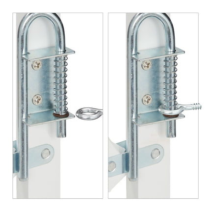Extendable Dog Barrier in White