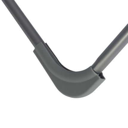 Suport extensibil pentru uscare de haine din metal, 18 m, gri