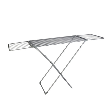 Suport extensibil pentru uscare de haine din metal, 18 m, gri