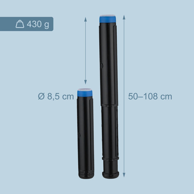 Tub telescopic extensibil pentru postere cu curea