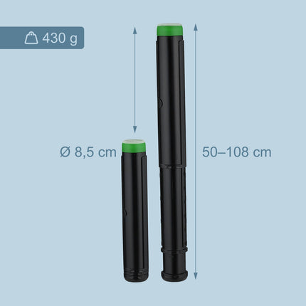 Tub telescopic extensibil pentru postere cu curea