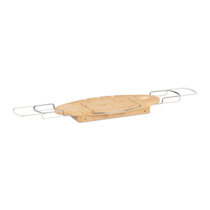 Raft de baie extensibil din bambus