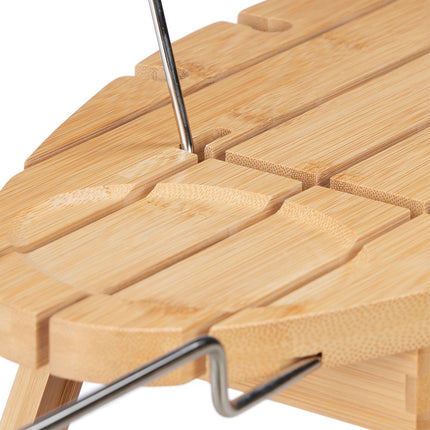 Raft de baie extensibil din bambus