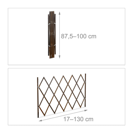 Apărătoare extensibilă pentru câini în maro