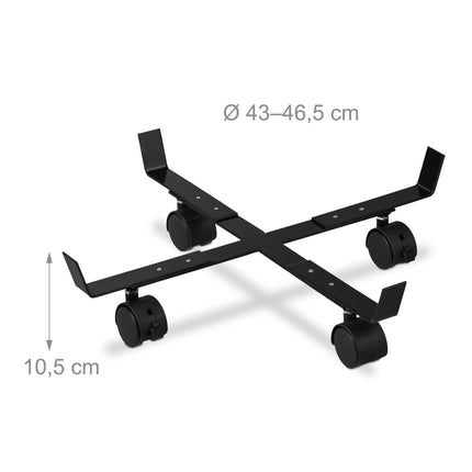 Set de 2 carucioare cu flori extensibile