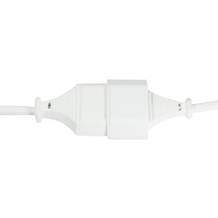 Extension cable Ungrounded Euro White 3m