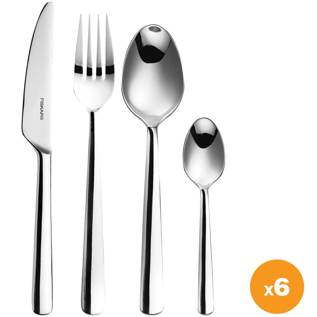 FF cutlery set 24 pieces in a shiny gift box