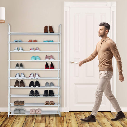 Suport pentru pantofi din material textil pentru 50 de perechi de pantofi