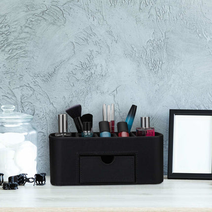 Organizator de birou din piele artificială