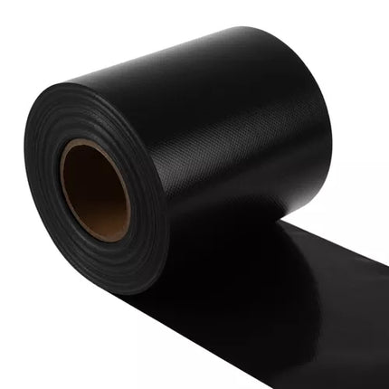 Fencing tape 19cmx35m 630g/m2 black 23705