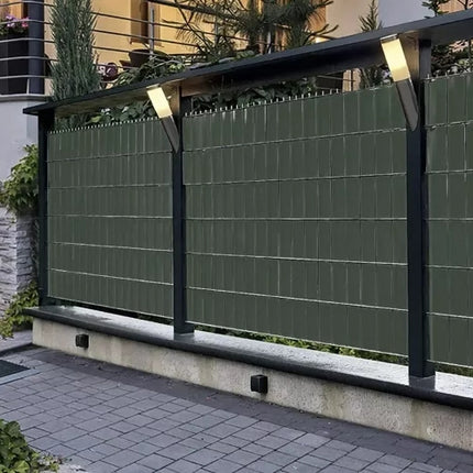 Banda de gard 19cmx35m 630g/m2 verde 23706