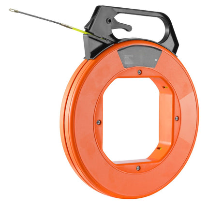 Fiberglass Fish Tape 100 ft, 3/16 in Non-Conductive