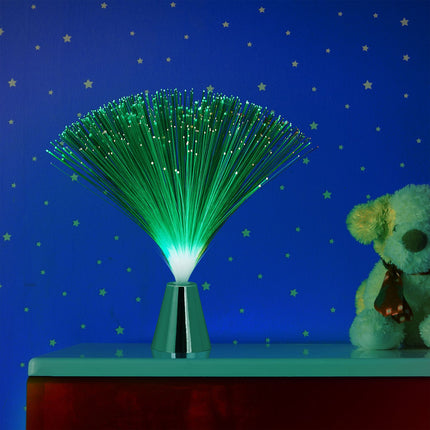 Lampă LED din fibră de sticlă cu schimbare de culoare, funcționare cu baterii