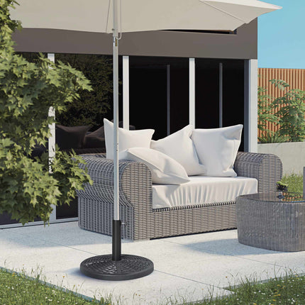 Bază de umbrelă umplubilă, stil ratan, potrivită pentru tije de 38-48 mm