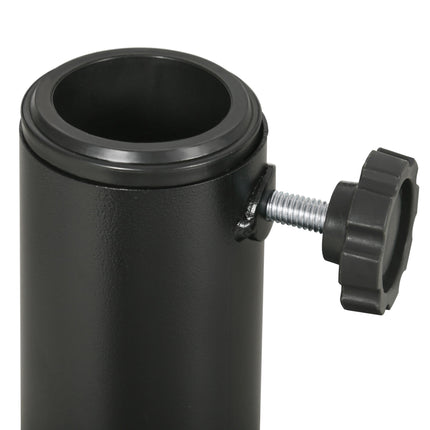 Bază de umbrelă umplubilă, stil ratan, potrivită pentru tije de 38-48 mm
