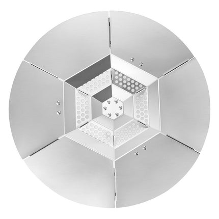 Fire Pit Heat Deflector, 304 Stainless Steel, 508mm Round