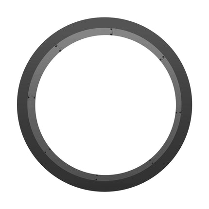 Fire Pit Ring Liner, 40-In OD, Carbon Steel, 10-In H