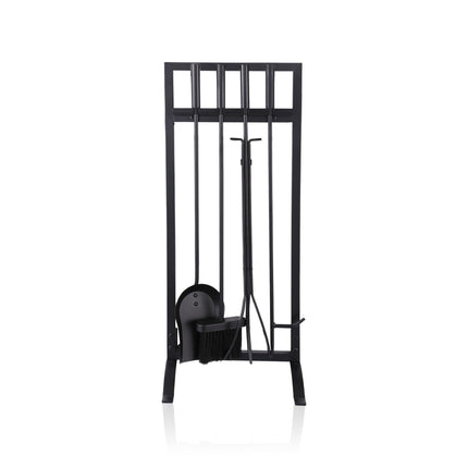 Set de scule pentru șemineu, accesorii din fier, 5 piese