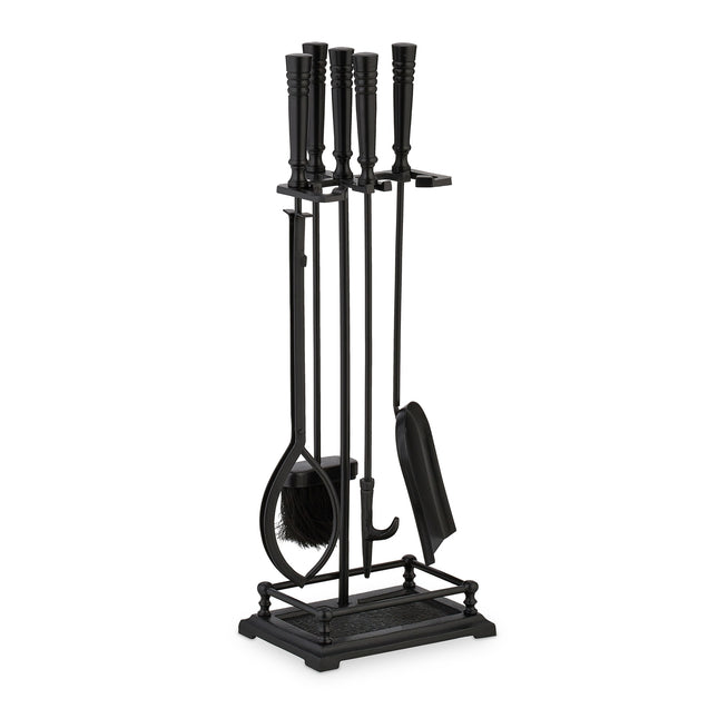 Set de instrumente pentru șemineu, accesorii metalice din 5 piese
