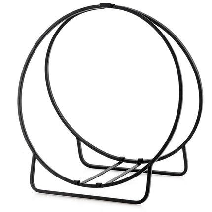 Suport pentru lemne de foc, 60 cm, 230 kg, metal, negru