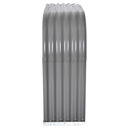 Wood rack in steel, gray - 208x46x112 cm, 0.85 m³ Storage