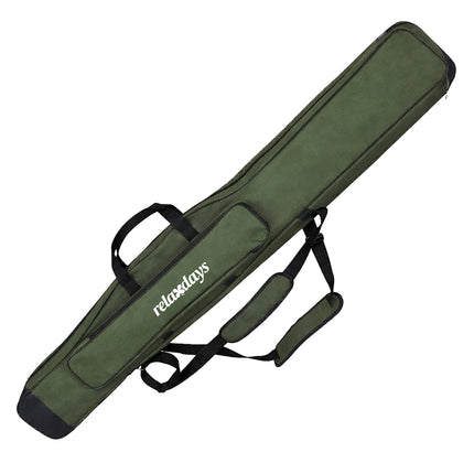 Geantă pentru undiță, 5 compartimente, verde, 150 cm