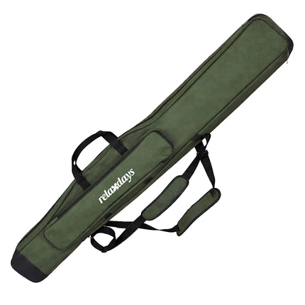 Geantă pentru undiță, 5 compartimente, verde, 150 cm
