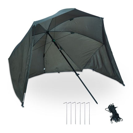 Umbrelă de pescuit cu panou lateral