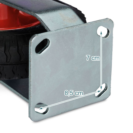 Roată pneumatică fixă ​​cu placă de oțel pentru încărcătură frontală