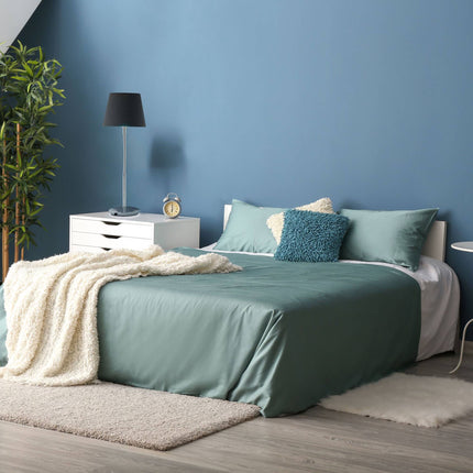 Lampă de masă flexibilă cu abajur din material textil