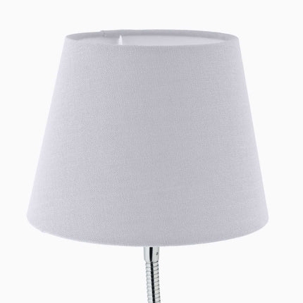 Lampă de masă flexibilă cu abajur din material textil
