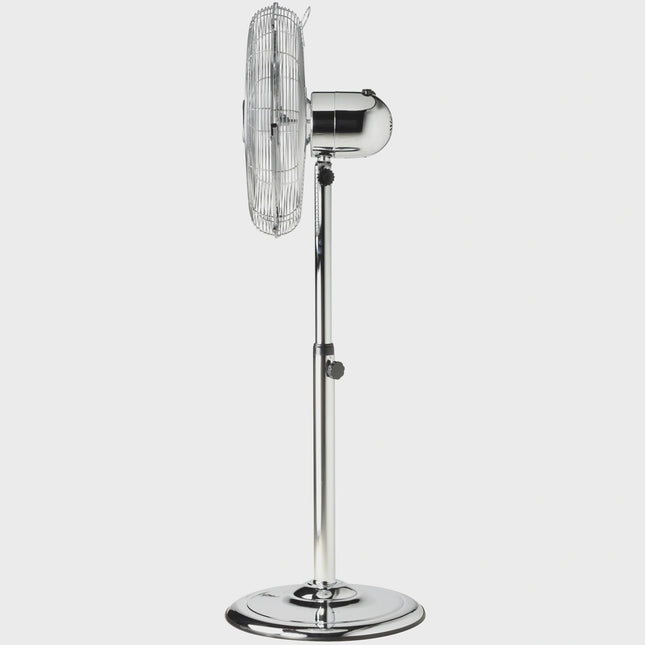 Floor Fan 40cm Metal, 3 Speeds, Oscillating, Adjustable