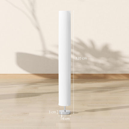 Lampă de podea, oțel inoxidabil, soclu E27, 120 cm