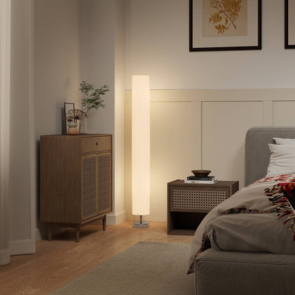 Lampă de podea, oțel inoxidabil, soclu E27, 120 cm