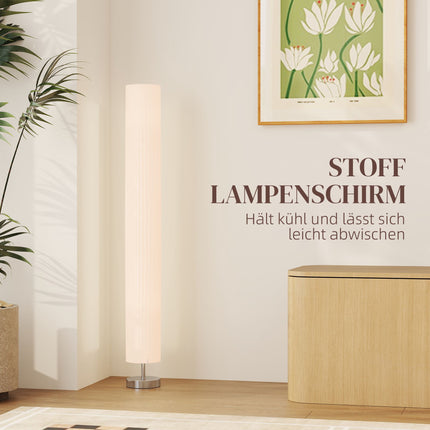 Lampă de podea, oțel inoxidabil, soclu E27, 120 cm